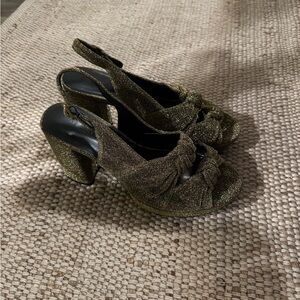 AEROSOLES Glittering Gold Heels